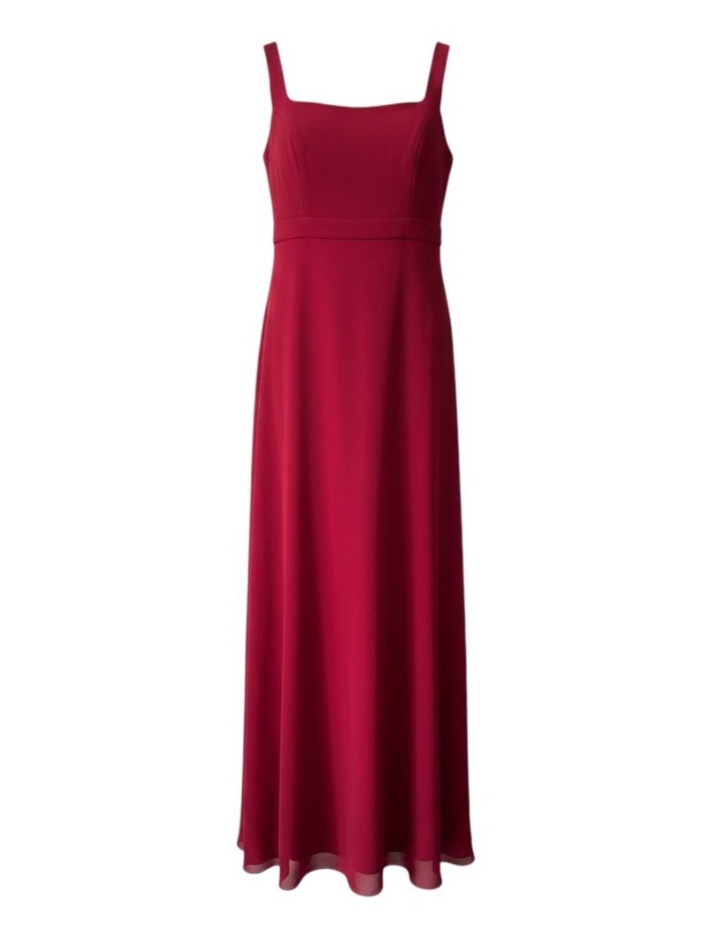 Alfred Angelo Red Sleeveless Chiffon Formal Gown Size 10 NWT
